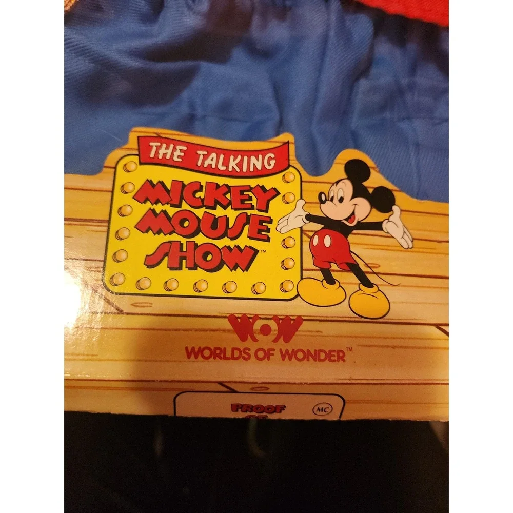 Mickeys Costume Closet Band Leader Outfit Talking Mickey Mouse Worlds of Wonder